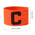 thumbnail image 6 of ZenCart Soccer Captain Armband with Adjustable Fastener Tape Vibrant Color Football Arm Band Elastic Captain Arm Band Team Accessories, 6 of 8