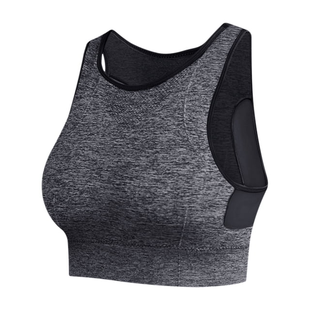 Sujetador deportivo sin anillo de acero para mujer, ropa interior deportiva de secado rápido para Yoga y correr a prueba de golpes de gran tamaño Fridja nalpqowj36087