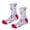 Snowmen, variant on Women's Slippers, Plush Socks, Fluffy and Comfortable, Cabin Warm, Soft and Thick in Winter, Cosy Wool Non-Slip Lounge Socks (Christmas Style)