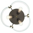 thumbnail image 4 of Kichler Lighting - Three Light Semi Flush Mount - Semi Flush Light - Thoreau - 3, 4 of 5
