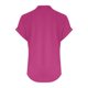 thumbnail image 4 of Camiseta sin mangas de verano holgada con cuello en V y pliegues para mujer: blusa fluida sin mangas con dobladillo curvo., 4 of 5