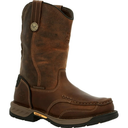 Georgia Boot Athens 360 Steel Toe Waterproof Pull-on Work Boot Size 8(M)