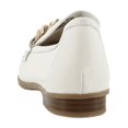thumbnail image 4 of Clarks Sarafyna Iris Women's Loafers & Slip-Ons White Leather Size 8 W, 4 of 8