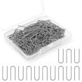 thumbnail image 1 of 150 Pieces High Temperature Nichrome Wire Jump Rings, U Hanger Hooks For Hobbyists Diy Pendant, 1 of 5