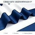 thumbnail image 7 of Driftaway Mia Stripe Room Darkening Grommet Unlined Window Curtains, Set Of Two Panels, Each 52"X63" (Navy), 7 of 7