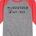 thumbnail image 3 of Peanuts - Woodstock 1969 - Youth Raglan Tee, 3 of 7