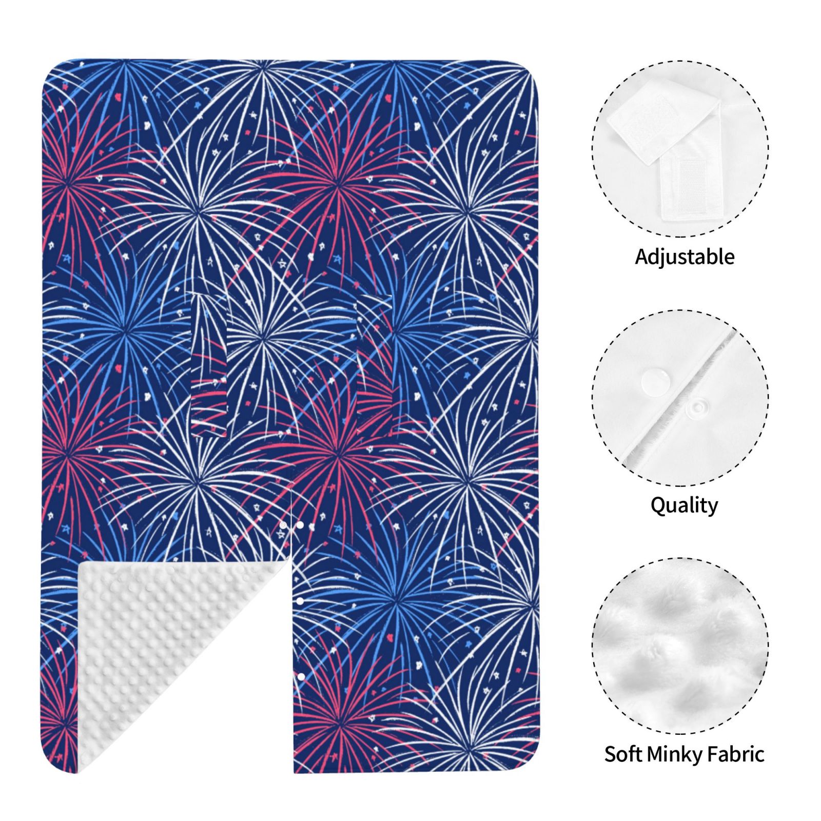 Car Seat Cover Baby - Ireworks In The Night Sky Breathable Infant Car Seat Cover for Baby Carseat, Lightweight Comfort Baby Essentials Must Haves Newborn Stuff for Girl Boy