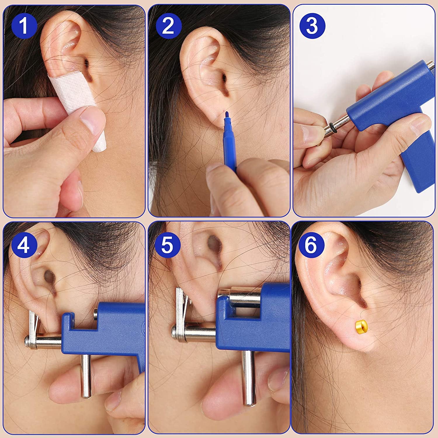 Ear piercing studs walmart discount
