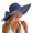 Khaki, variant on Straw Sun Hats for Women Bow Accent Hat Solid Color Casual UV Protection Hat for Summer Beach Vocation