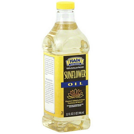 Hain Pure Foods Sunflower Oil, 32FO (Pack of 6)