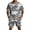 Light Gray, variant on Dwelliawo Men's 2 Piece Camo Tree Print Outfit Short Sleeve Button Down Shirt and Drawstring Shorts Set, Casual Summer Beach Hawaiian Outfits for Hunting Fishing Light Brown M