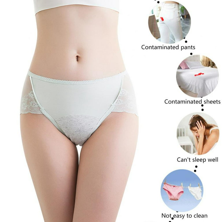 Period Underwear for Women, Leakproof Period Panties, Lace Menstrual  Underwear Breathable & Soft 3 Pack 