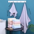 thumbnail image 3 of Xoxingysm Towel Soft Towel Set 1 Towels1 Hand Towels Soft Premium Family Microfiber Towel Set Microfiber Coral Velvet Highly Absorbent Towel for Fitness Bathroom, 3 of 8