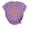 thumbnail image 2 of DondPO Tshirts Shirts for Women Short Sleeve Shirts Womens Fall T Shirts Funny Short Sleeve Graphic Tees Tops Womens Tops Summer Tops for Women Purple XXL, 2 of 7