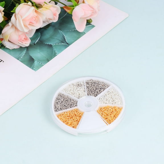 HEMOTON Screw Eye Rings Screws for Crafts Eyes Small Bolts Heavy Duty Hooks