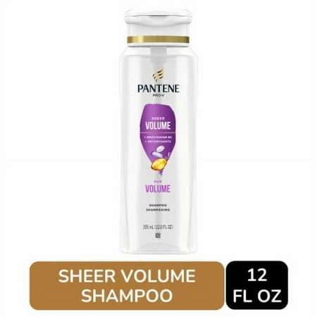Pantene Sheer Volume Shampoo, 72 Hour Fullness 12.0 fl oz