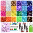 thumbnail image 1 of Kit de decoración Redtwo con 40.000 strass multicolor de 3 mm, 1 of 9