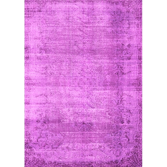 Ahgly Company Indoor Rectangle Abstract Pink Contemporary Area Rugs, 2' x 3'