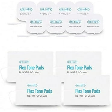 DR-HO'S Pain Therapy System Accessories - Gel Pads Package (4 Pairs of Large Flex Tone Pads & 4 Pairs of Small Gel Pads) - for Pain Management, Back Pain and Rehabilitation