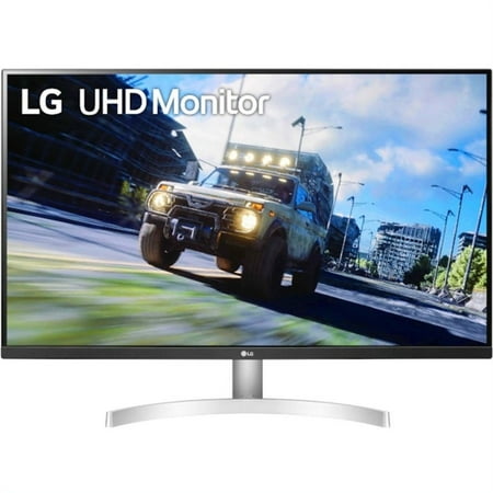 UPC: 0719192642607 | LG 32UN500-W Monitor 32  UltraFine (3840 x 2160) Display  AMD FreeSync  DCI-P3 90% Color Gamut  HDR10  Built-in Speakers  3-Side Virtually Borderless Design – Silver/White
