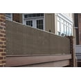 thumbnail image 1 of Alion Home Elegant Privacy Screen Fence Mesh Windscreen for Backyard Deck Patio Balcony Pool Porch Railing Mocha Brown 4' x 16', 1 of 4