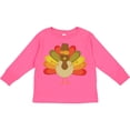 thumbnail image 3 of Inktastic Thanksgiving Pilgrim Turkey Holiday Boys or Girls Long Sleeve Toddler T-Shirt, 3 of 5
