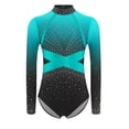 thumbnail image 3 of CHICTRY Gymnastics Bodysuit for Girls Tank Unitards Ballet Dance Leotard Workout Color Block Practice Outfit Sky Blue 6, 3 of 5
