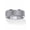 Tungsten, variant on Mens Tungsten Brushed Finish Bevel Edge Wedding Band (8mm)