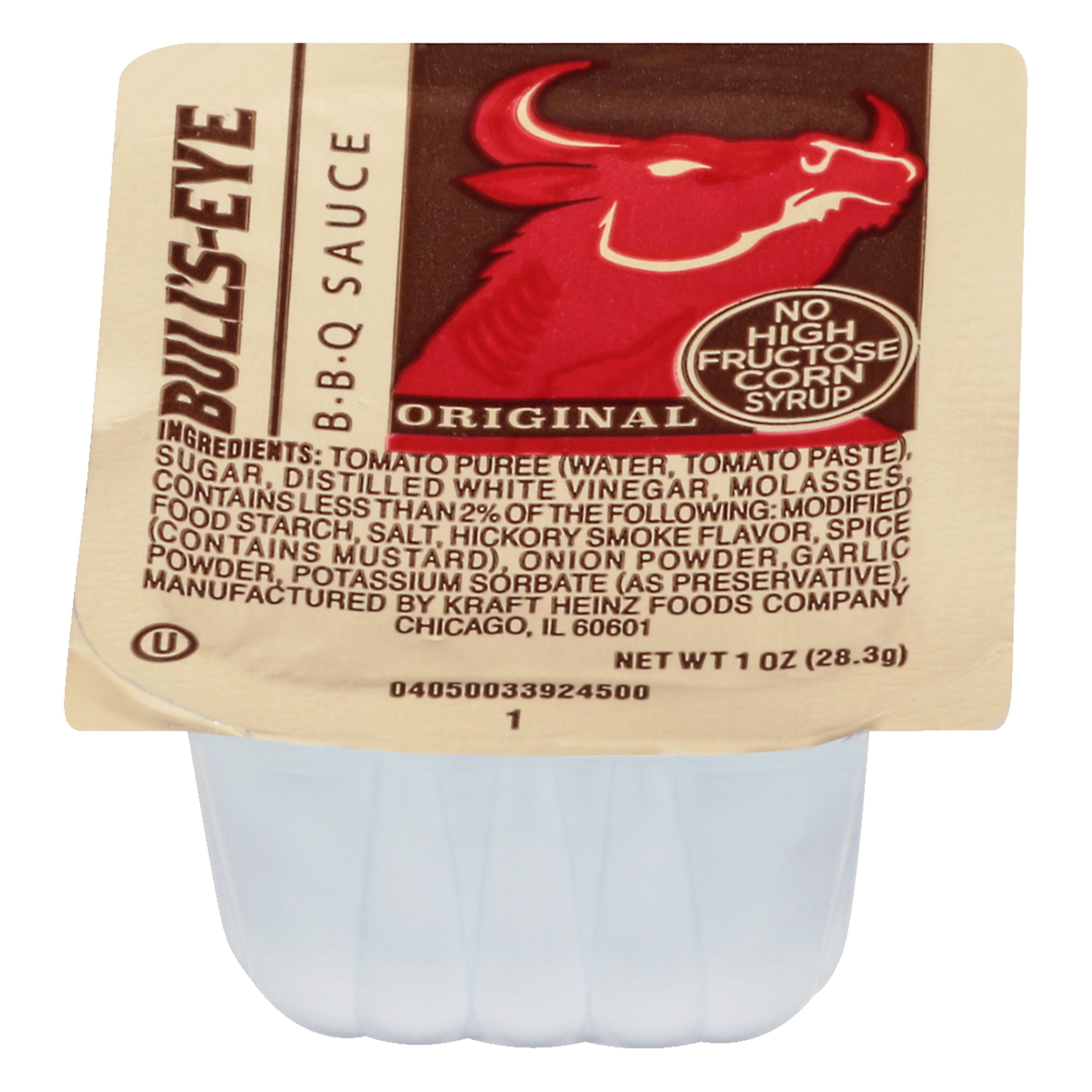 Bull's Eye Original BBQ Sauce, 100 ct Casepack, 1 oz Cups