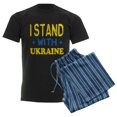 thumbnail image 6 of CafePress - I Stand With Ukraine Pajamas - Men's Dark Loose Fit Cotton Pajama Set, 6 of 7