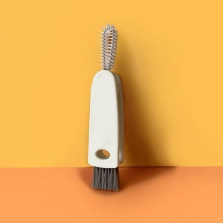 

3 In 1 Bottle Cap Brush Portable Multifunctional Lunch Box Rubber Ring Groove Detail Cleaning Brush Cup Cover Cleaning Brush
