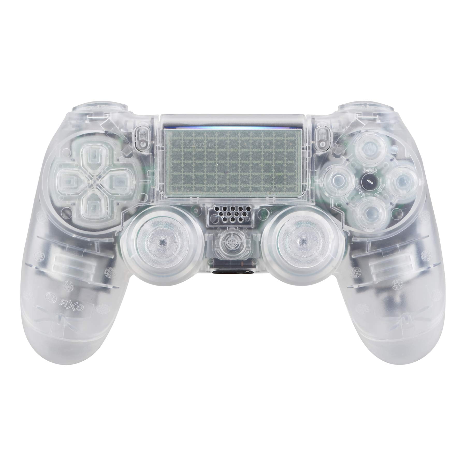 Transparent Full Set Shell Cover,Replacement Housing with Buttons