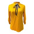 thumbnail image 1 of Blusa George Talla M Manga 3/4 Mostaza, 1 of 4