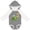 Granite & White w Ears, variant on Inktastic 2nd Birthday Cute Turtle in Party Hat with Confetti Boys or Girls Long Sleeve Baby Bodysuit