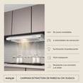 thumbnail image 3 of Combo Parrilla de Gas 4 quemadores de 58 cm y Campana para cocina de pared 60cm Acero Inoxidable AVERA EU60CAEU4AI, 3 of 11