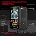 thumbnail image 5 of HABOTEST HT125B Classic Digital Multimeter, 4000 Counts,Smart Measurement, Auto-Ranging Voltmeter Backlit LCD Display Voltage Tester with Non-Contact Voltage Function, Measures AC/DC Voltage, 5 of 15
