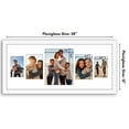 thumbnail image 6 of Americanflat 12x28 Picture Frame with Polished Plexiglass Collage Multi Frames Fit One Two Photos - White, 6 of 8