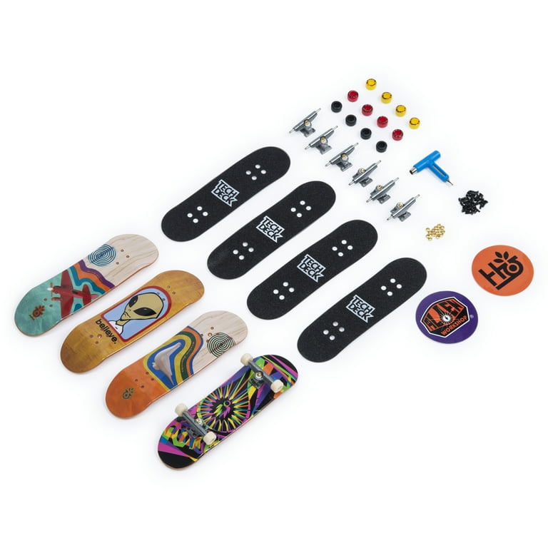TECH DECK 96mm Fingerboards Ultra DLX 4-Pack Toy Machine Workshop