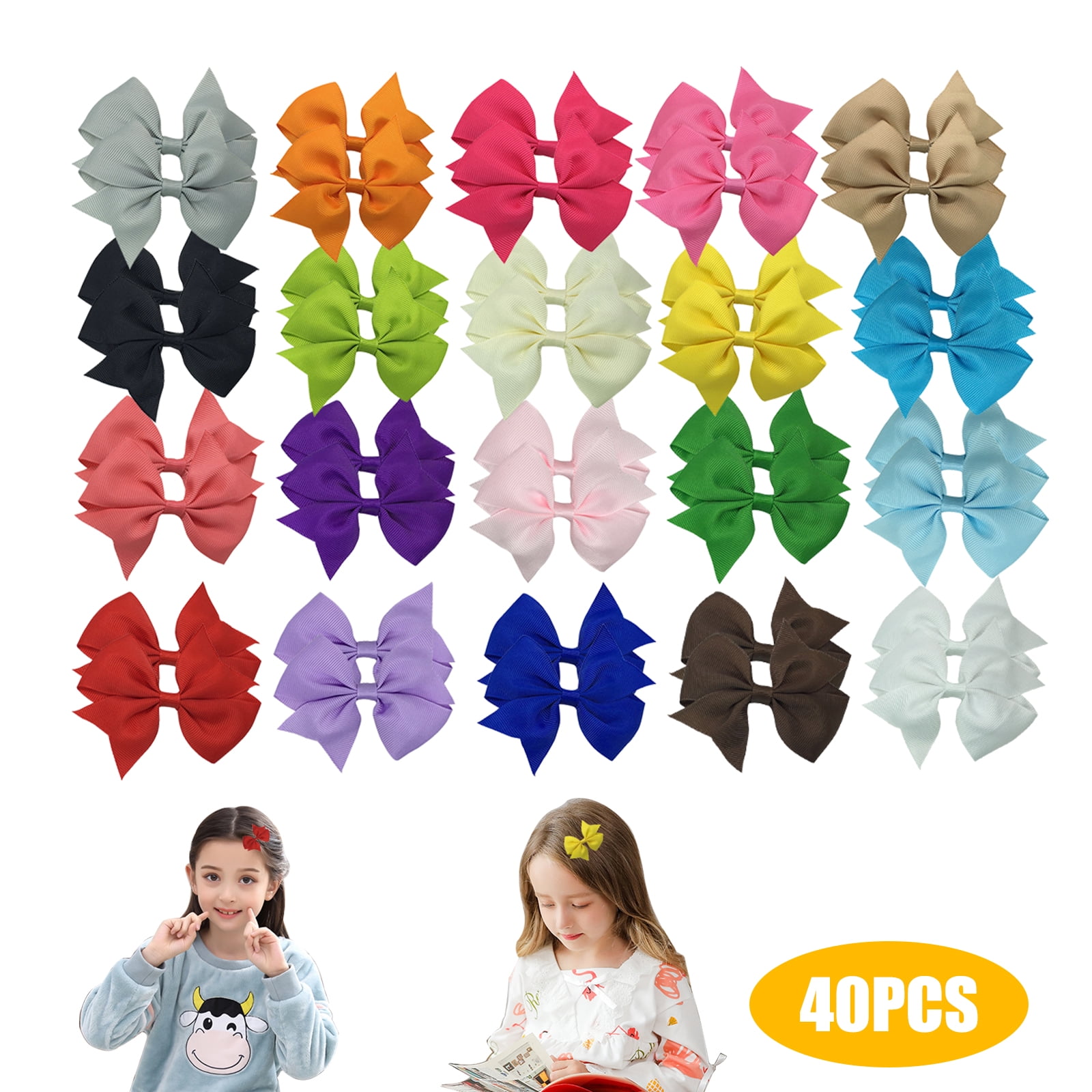 mini alligator hair clips baby