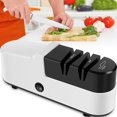thumbnail image 3 of Cutter Sharpener USB Reable Automatic Cutter Grinder Household Cordless Fast Sharpener with 2 Modes  Cutter Grinder for Kitchen Blunt Cutter Fruit Cutter, 3 of 10