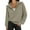 Khaki, variant on Aloohaidyvio Women's Casual Half Zip Sweatshirts Long Sleeve Solid Color Pullover Jackets Fall Outfits Winter Y2K Clothes