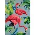 thumbnail image 1 of Couristan 61770220026086U 2 ft. 6 in. x 8 ft. 6 in. Covington Flamingos Rug, Multi, 1 of 3