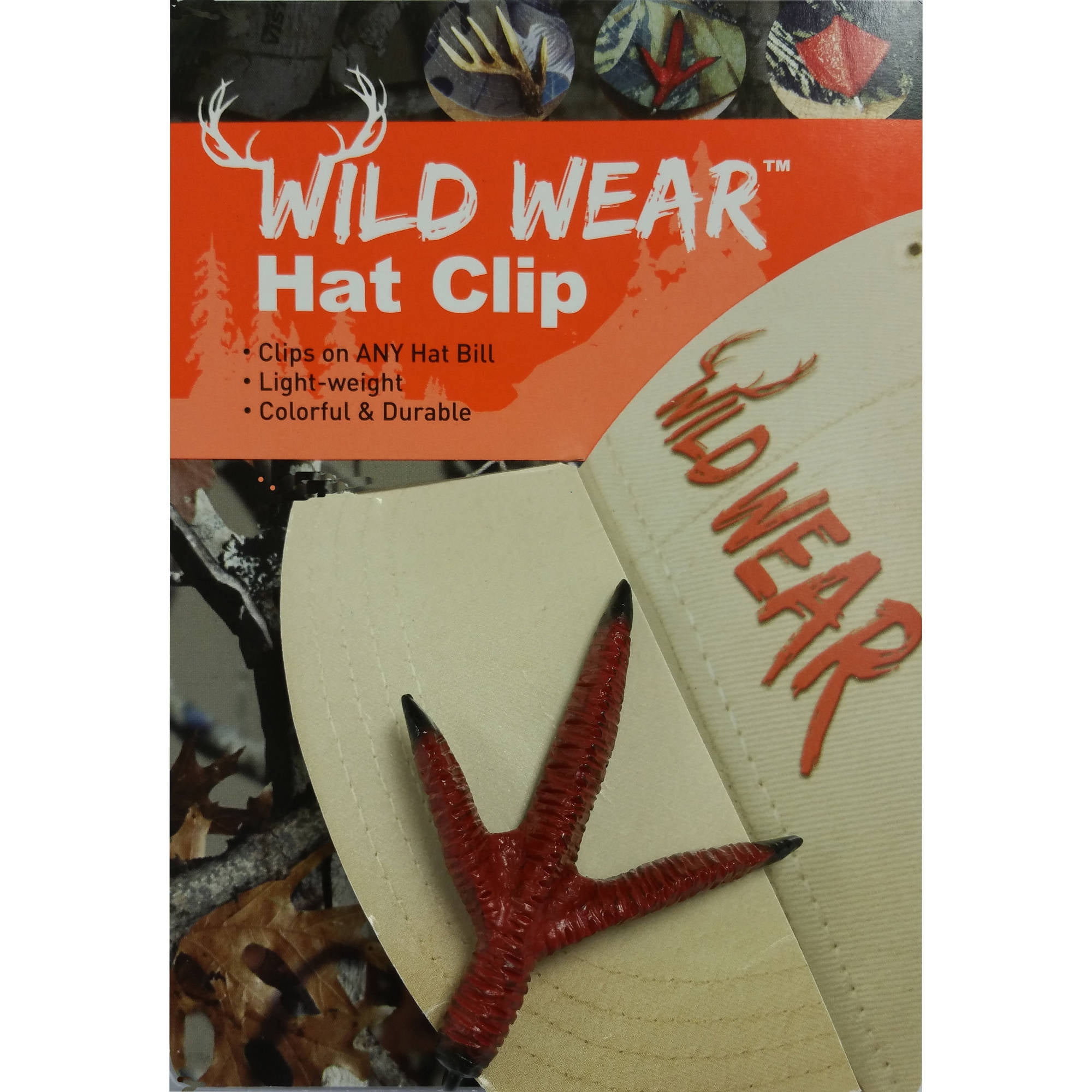 Dennco Wild Wear Turkey Foot Hat Clip
