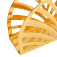 thumbnail image 4 of Soporte para servilletas de metal dorado, organizador de servilletas de mesa para cocina y picnic 5.1 W X 3.5 H X 1.5 D (semicírculo), 4 of 5