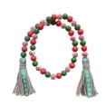 thumbnail image 6 of Farmhouse Beads Wood Bead Garland with Tassels（1Pack） , Xmas Rustic Farmhouse Decor for Farmhouse Tiered Tray Farmhouse Wall Decor, 6 of 6