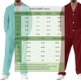 thumbnail image 3 of Mens 2 Piece Outfits Casual Summer Beach Textured Button Down Long Sleeve Shirt and Loose Pants Set, 3 of 4