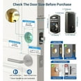 thumbnail image 3 of Veise Fingerprint Door Lock, Keyless Entry Smart Lock, Electronic Deadbolt Lock, Keypad for Front Door, 3 of 8