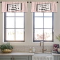 thumbnail image 4 of LALILO Kitchen Curtain Valance Zebras National Park Tanzania Rod Pocket Window Curtain 52"x 18" Set of 2, 4 of 7