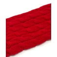 thumbnail image 3 of Wrapables Women's Cable Knit Leg Warmers, Red, 3 of 4