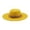 Yellow, variant on Wide Brim Cowboy Hat With Decorative Oval Detailing For Everyday Outdoor Wear In All Seasons End, Dark Green